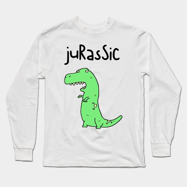 juRasSic Dino Long Sleeve T-Shirt by FunnyStylesShop